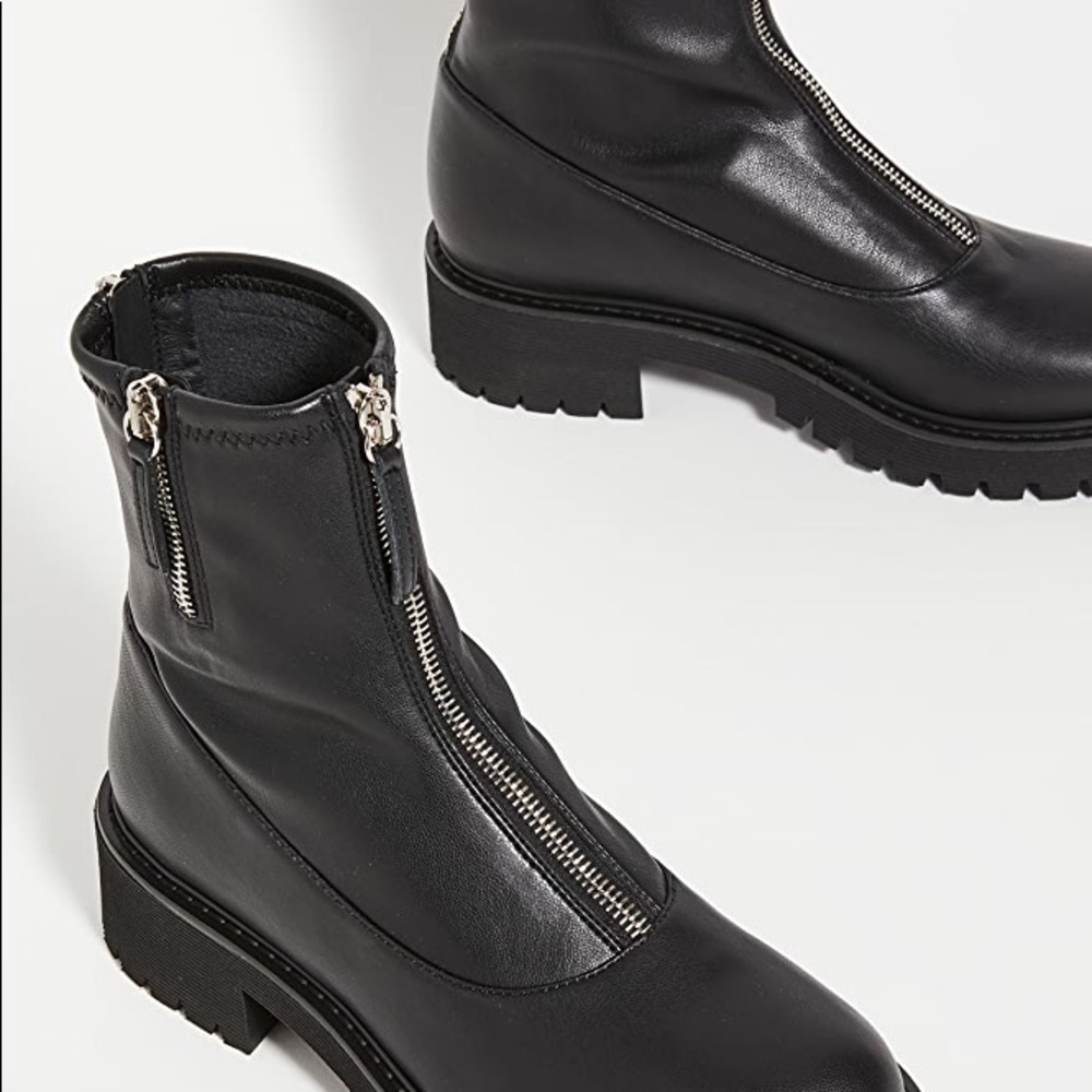 Giuseppe Zanotti Zip Up Combat Boots in Black Size 6.5 - Picture 10 of 13